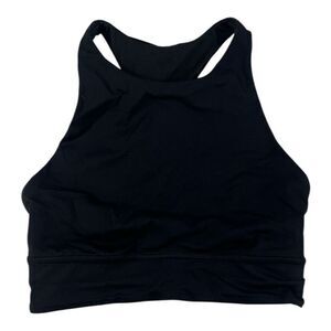 Lululemon Ignite Black Sports Bra Athletic Wear Size 6